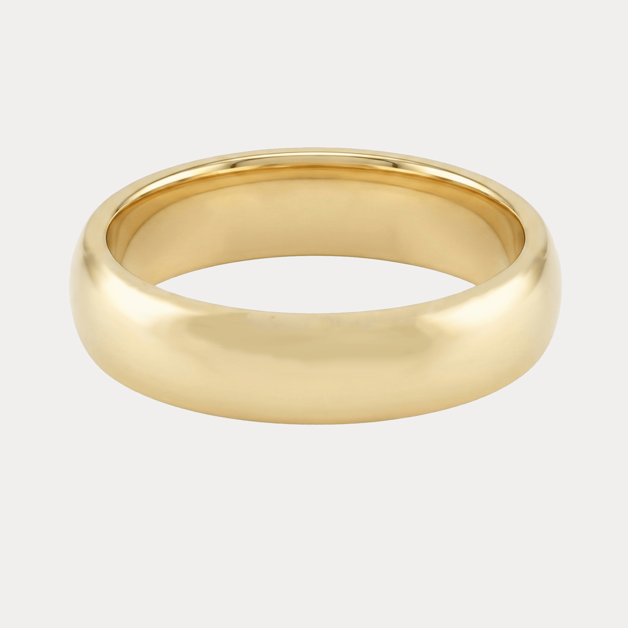 KLASYCZNA półokrągła obrączka ślubna, białe żółte różowe złoto 5-5,5mm