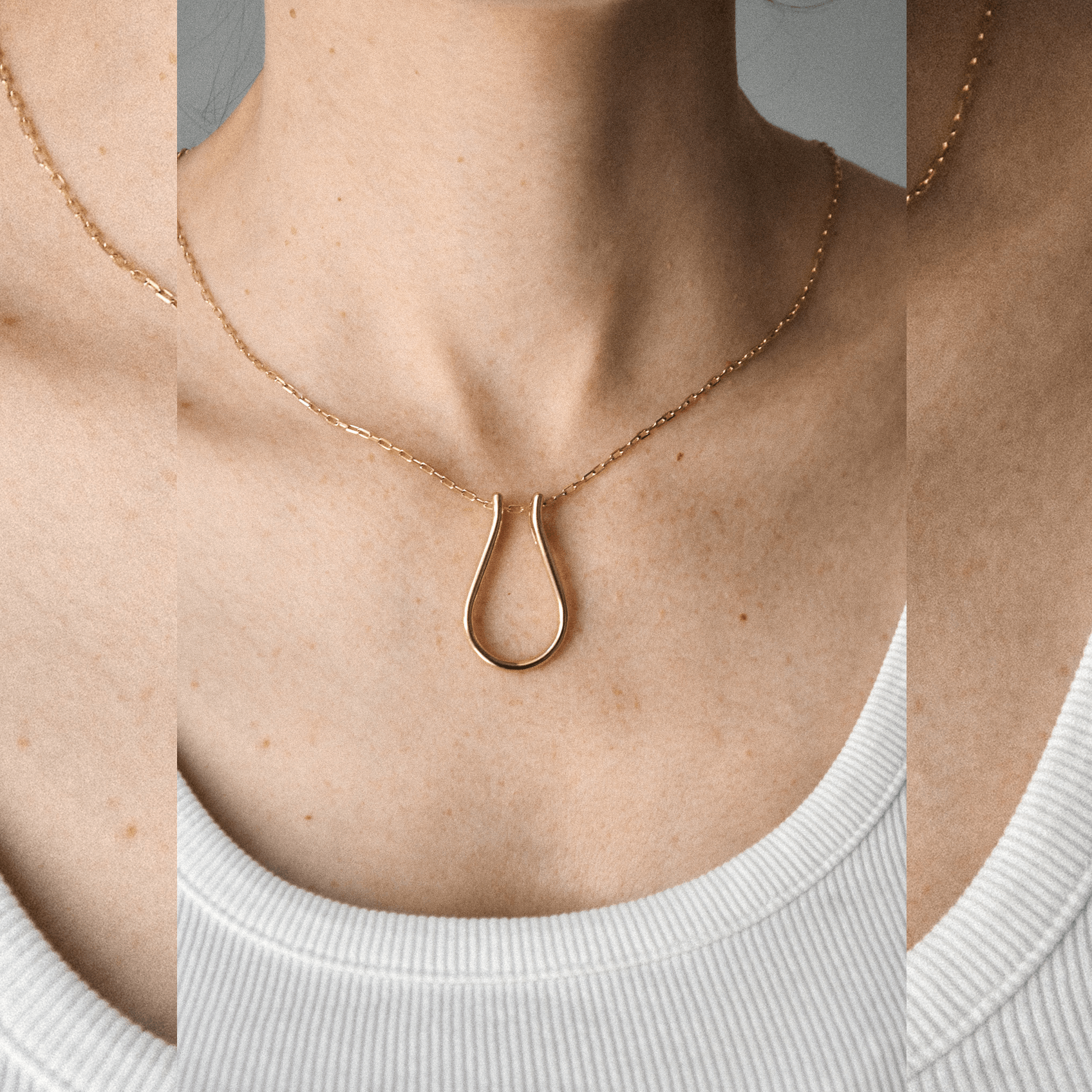 RING HOLDER Minimalistyczny wisiorek na obrączkę i pierścionek