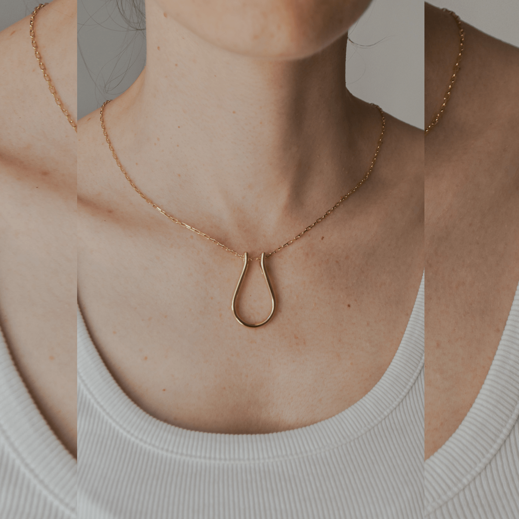 RING HOLDER Minimalistyczny wisiorek na obrączkę i pierścionek